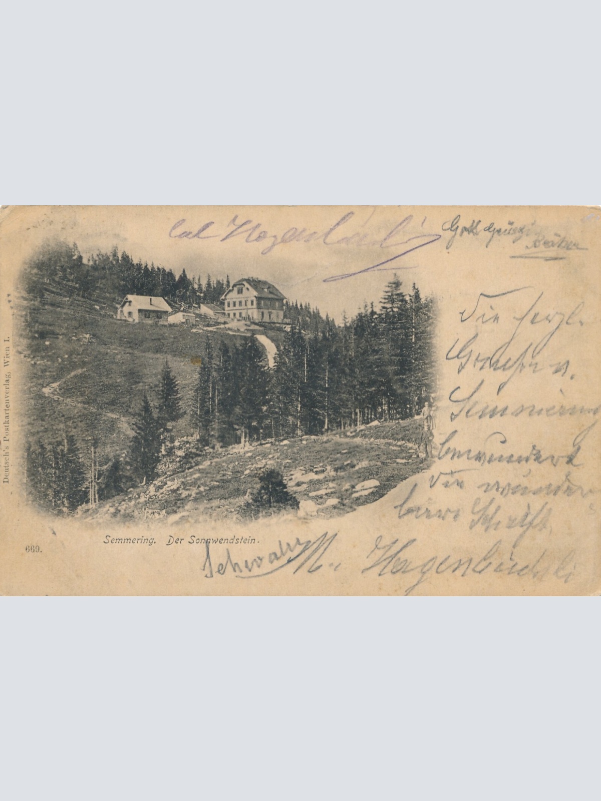 AK, Semmering, Sonnwendstein, Niederösterreich, Ansichtskarte (S4055)