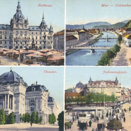 AK aus Graz Mehrbildkarte Steiermark Ansichtskarte (13864)