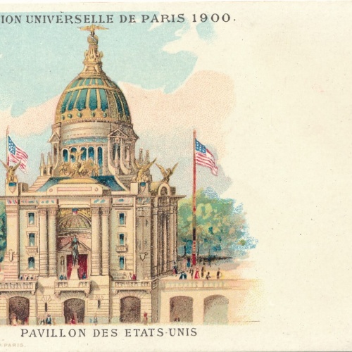 Litho-AK, Exposition Universelle, Paris, Frankreich, Ansichtskarte (S4125)