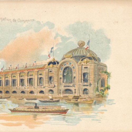 Litho-AK, Palais de la Navigation, Paris, Frankreich, Ansichtskarte (S4132)