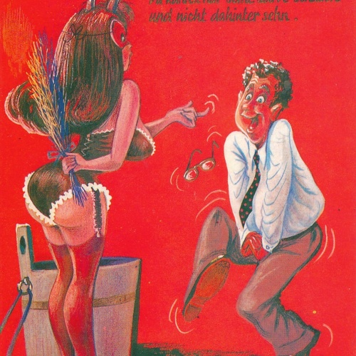 AK, Schenk einem Krampus kein Vertrauen, ist er auch noch, Ansichtskarte (S4151)