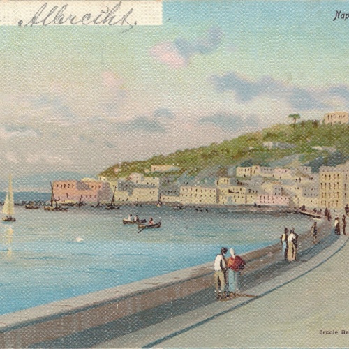 AK, Napoli, Via Caracciolo, Italien, Ansichtskarte (S4154)