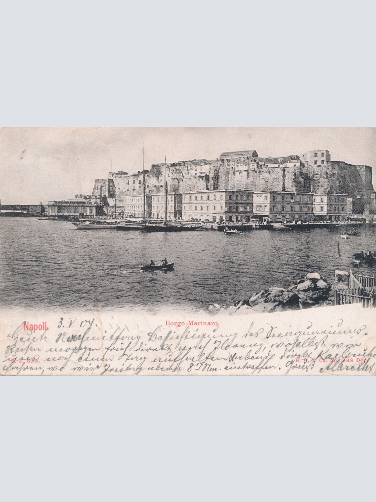 AK, Napoli, Borgo Marinaro, Italien, Ansichtskarte (S4158)
