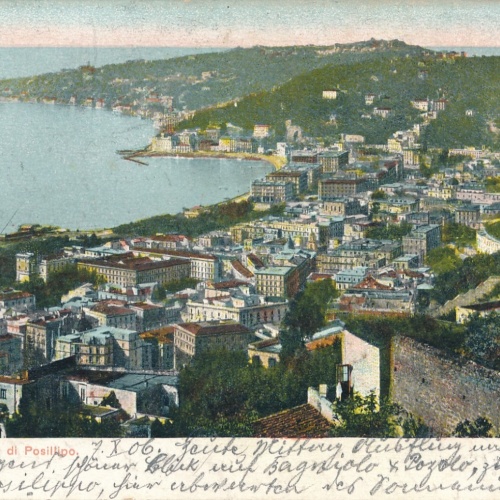 AK, Napoli, Panorama di Posillipo, Italien, Ansichtskarte (S4161)