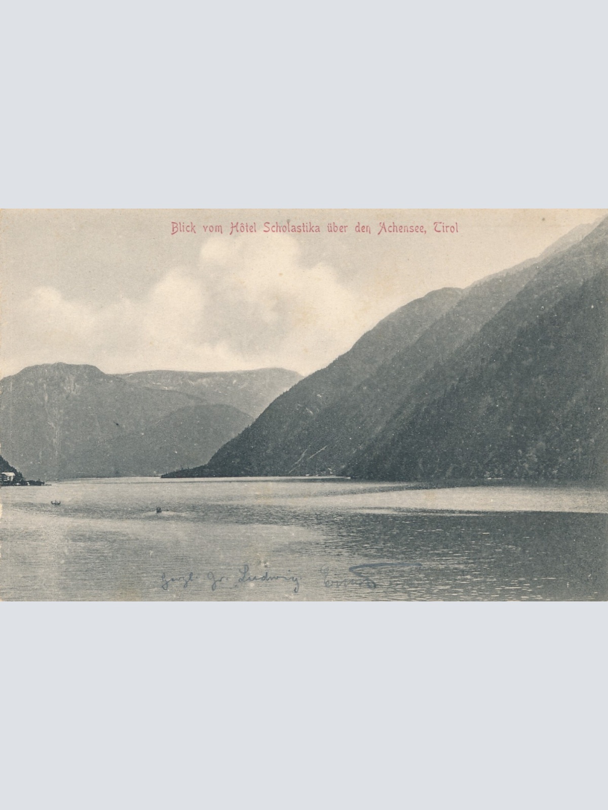 AK, Achensee, Tirol,  Ansichtskarte (S4168)
