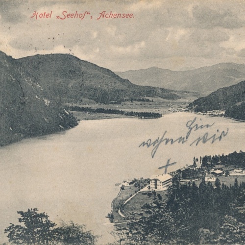 AK, Achensee, Hotel Seehof, Tirol,  Ansichtskarte (S4169)