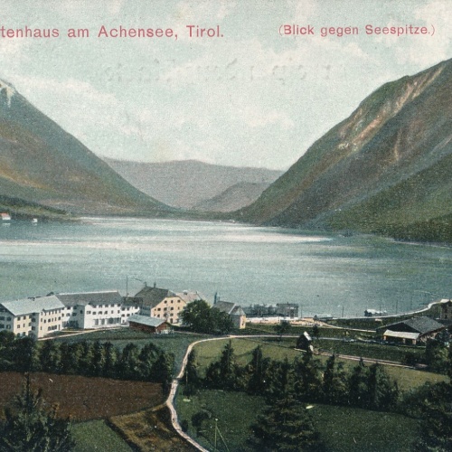 AK, Achensee, Hotel Fürstenhaus, Tirol,  Ansichtskarte (S4183)