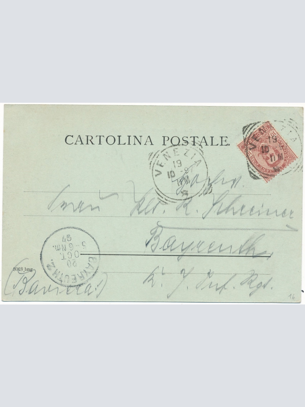 AK, Venezia, Italien, Mondschein-Karte,  Ansichtskarte (S4200)