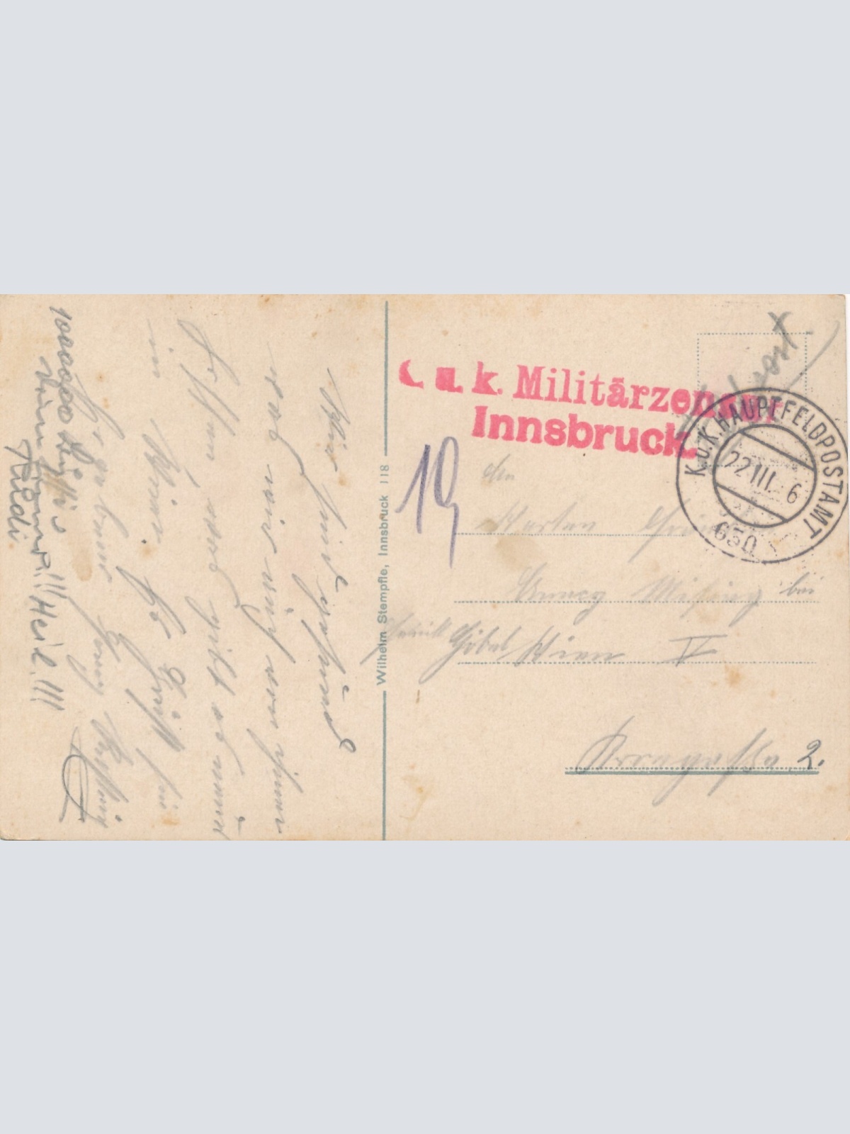 AK, Innsbruck, Tirol, Ansichtskarte (S4213)