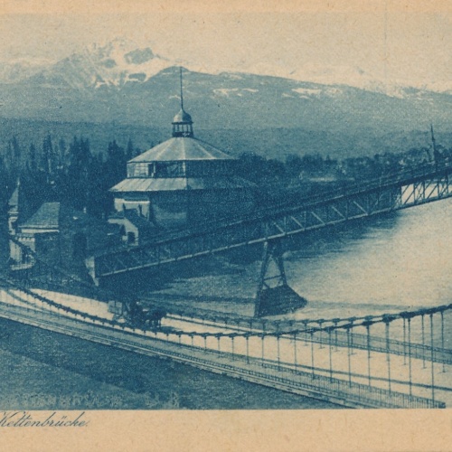 AK, Innsbruck, Kettenbrücke, Tirol, Ansichtskarte (S4219)