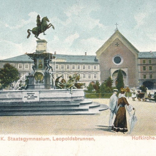 AK, Innsbruck, Staatsgymnasium, Tirol, Ansichtskarte (S4232)