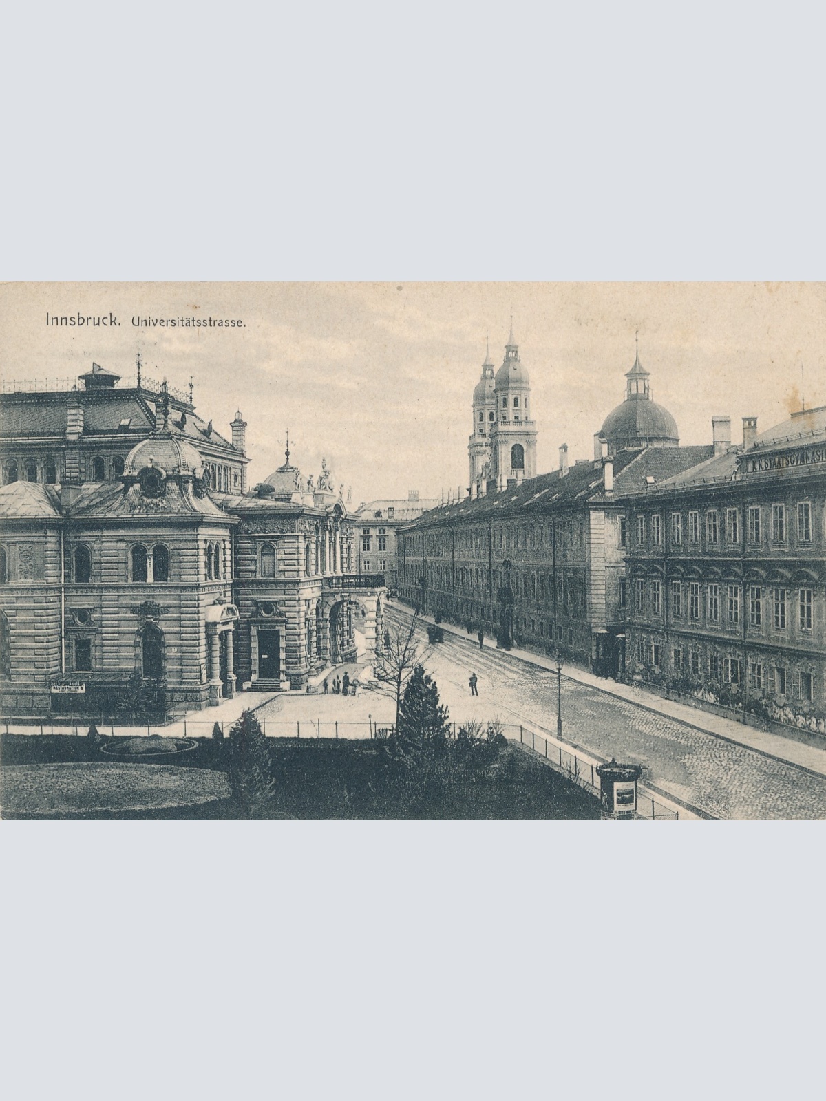 AK, Innsbruck, Universitätsstraße, Tirol, Ansichtskarte (S4234)