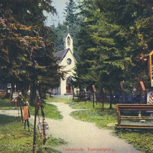 AK, Innsbruck, Tummelplatz, Tirol, Ansichtskarte (S4237)