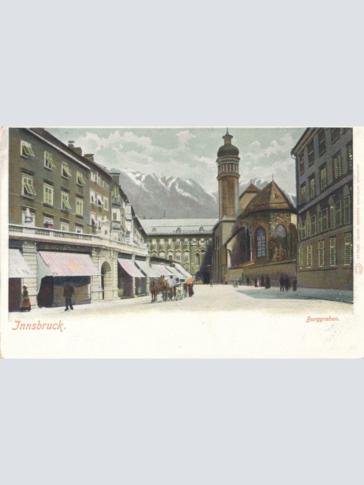 AK, Innsbruck, Burggraben, Tirol, Ansichtskarte (S4240)