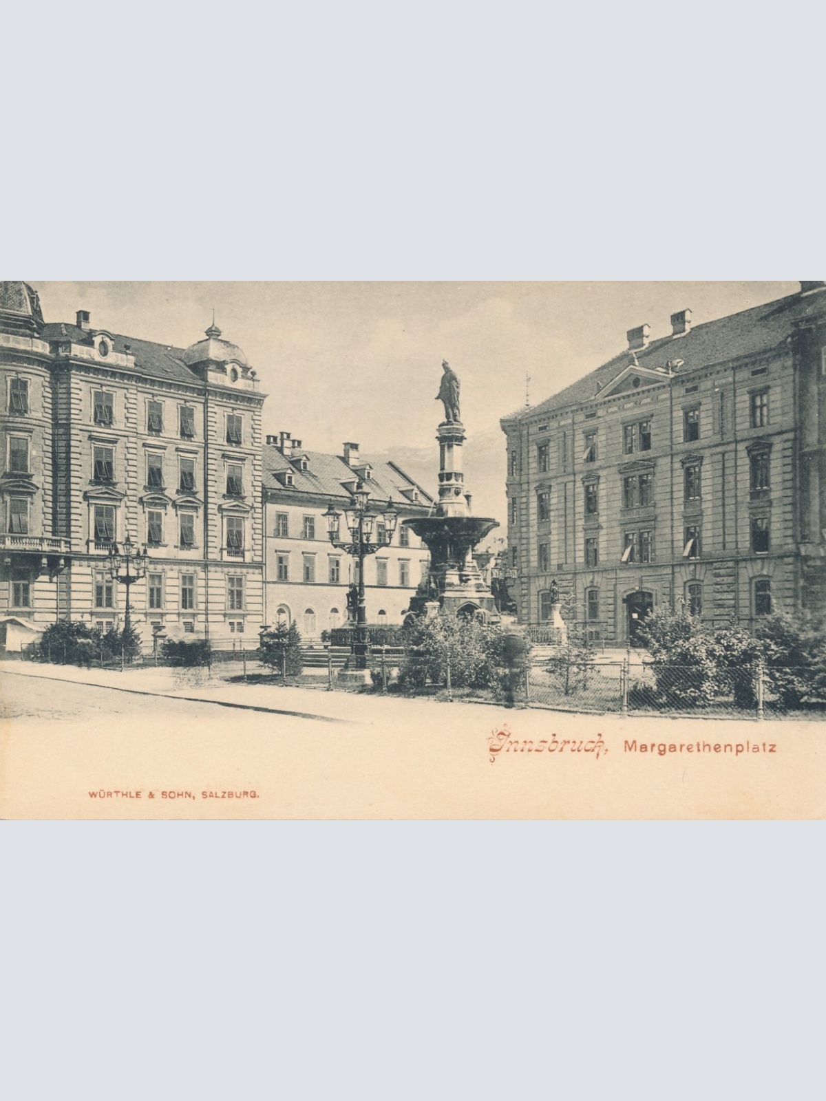 AK, Innsbruck, Margarethenplatz, Tirol, Ansichtskarte (S4245)