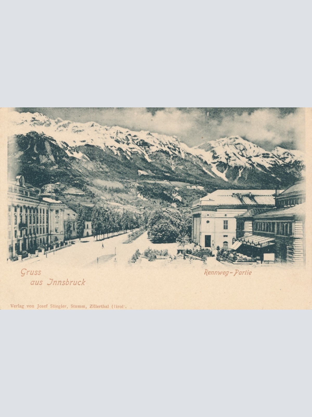 AK, Innsbruck, Rennweg-Partie, Tirol, Ansichtskarte (S4250)