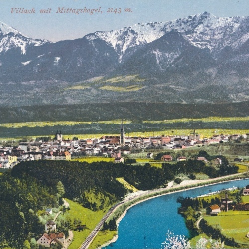 AK, Villach, Mittagskogel, Kärnten, Ansichtskarte (S4274)