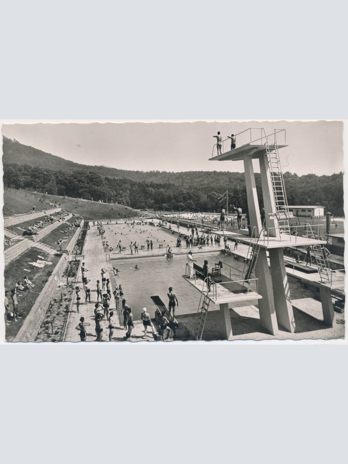 AK, Baden-Baden, Baden-Württemberg, Hardbergbad, Ansichtskarte (S4277)