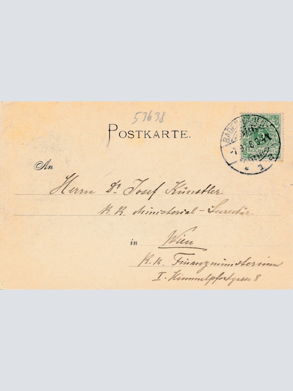 AK, Baden-Baden, Baden-Württemberg, Ansichtskarte (S4286)