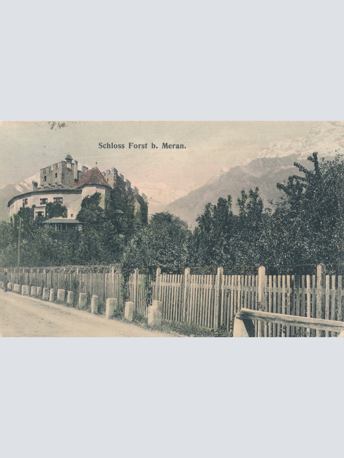 AK, Schloss Forst b. Meran, Italien, Ansichtskarte (S4306)
