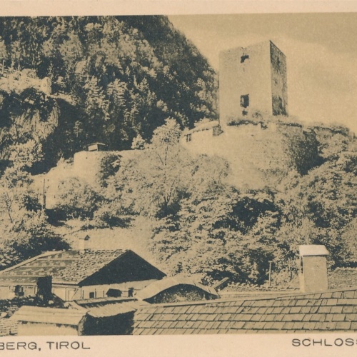 AK, Rattenberg, Schlossruine, Tirol, Ansichtskarte (S4317)
