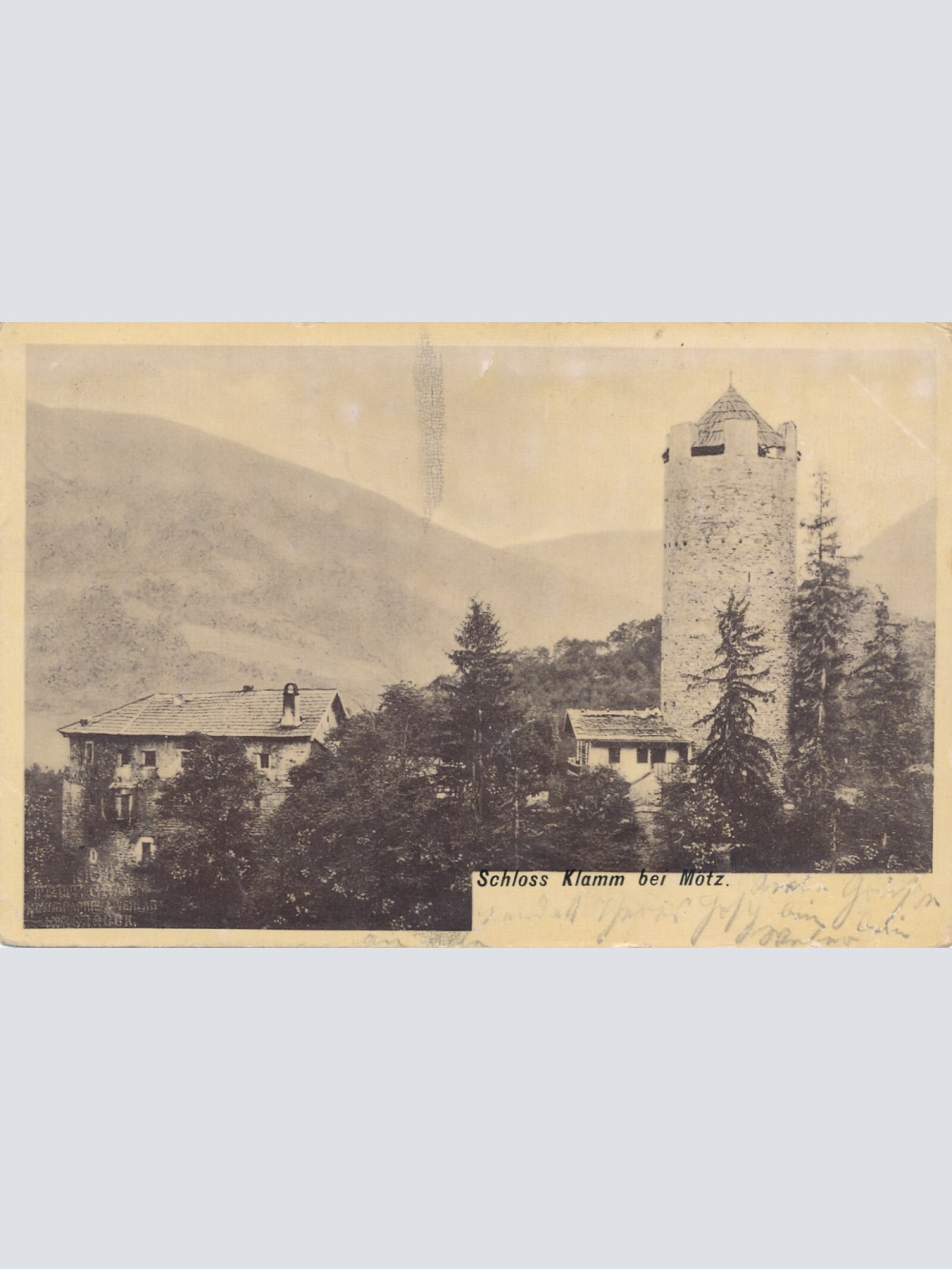 AK, Schloss Klamm bei Mötz, Tirol, Ansichtskarte (S4342)