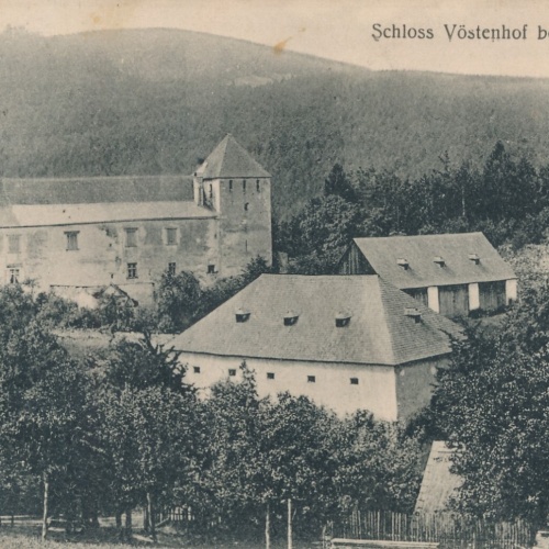 AK, Schloss Vöstenhof bei Pottschach, Niederösterreich, Ansichtskarte (S4346)