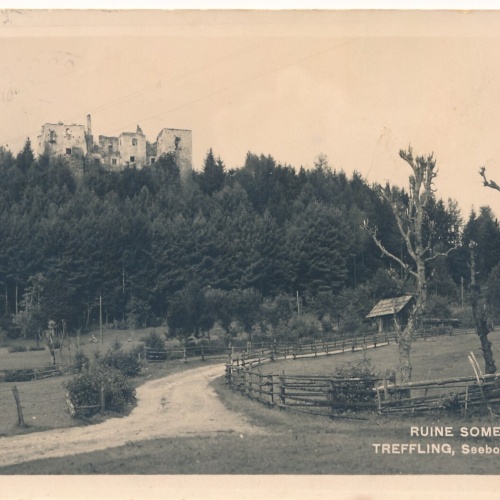 AK, Ruine Someregg, Treffling, Kärnten, Ansichtskarte (S4347)