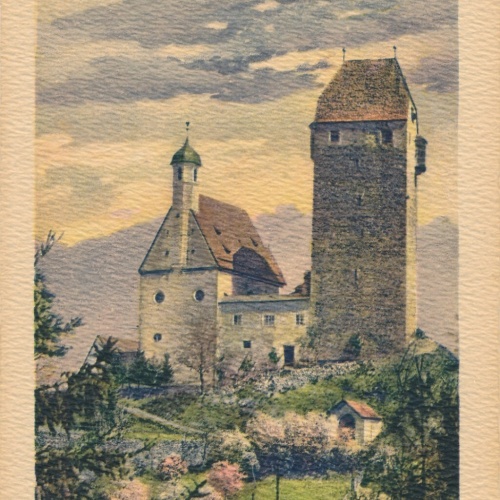AK, Schwaz, Schloss Freundsberg, Tirol, Ansichtskarte (S4348)