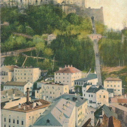 AK, Festung Hohen Salzburg, Ansichtskarte (S4359)