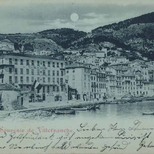 AK, Souvenir de Villefranche, Frankreich, Ansichtskarte (S4453)