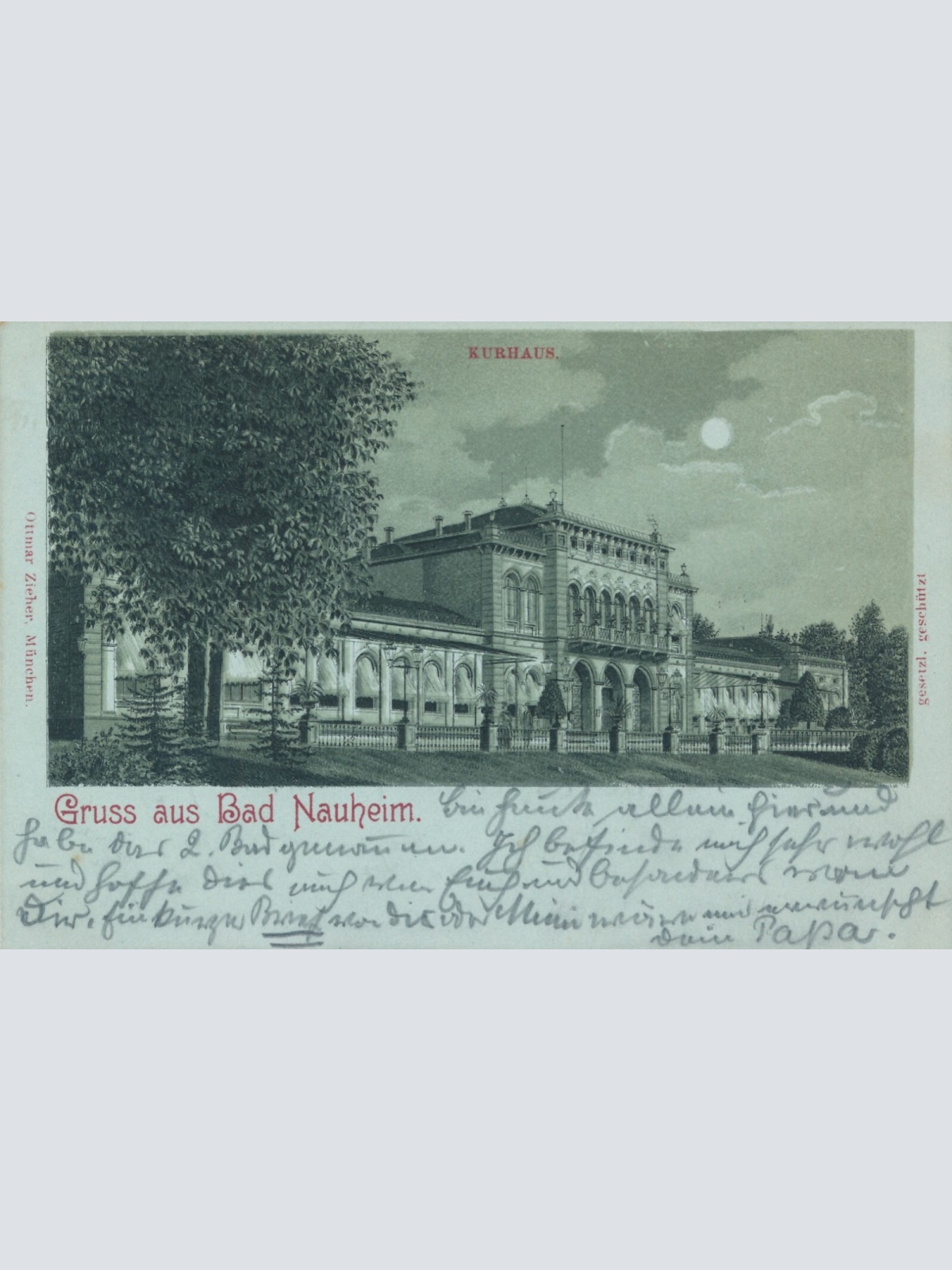 AK, Gruß aus Bad Nauheim, Hessen, Ansichtskarte (S4459)