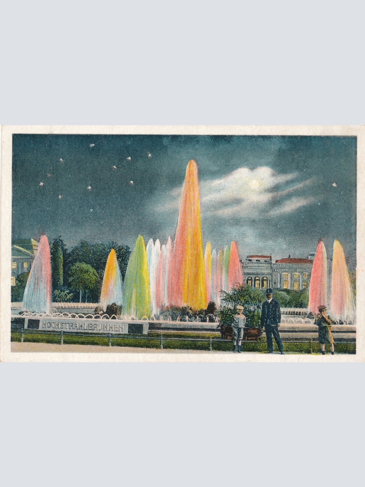 AK, Wien, Schwarzenbergplatz mit Leuchtbrunnen, Ansichtskarte (S4463)