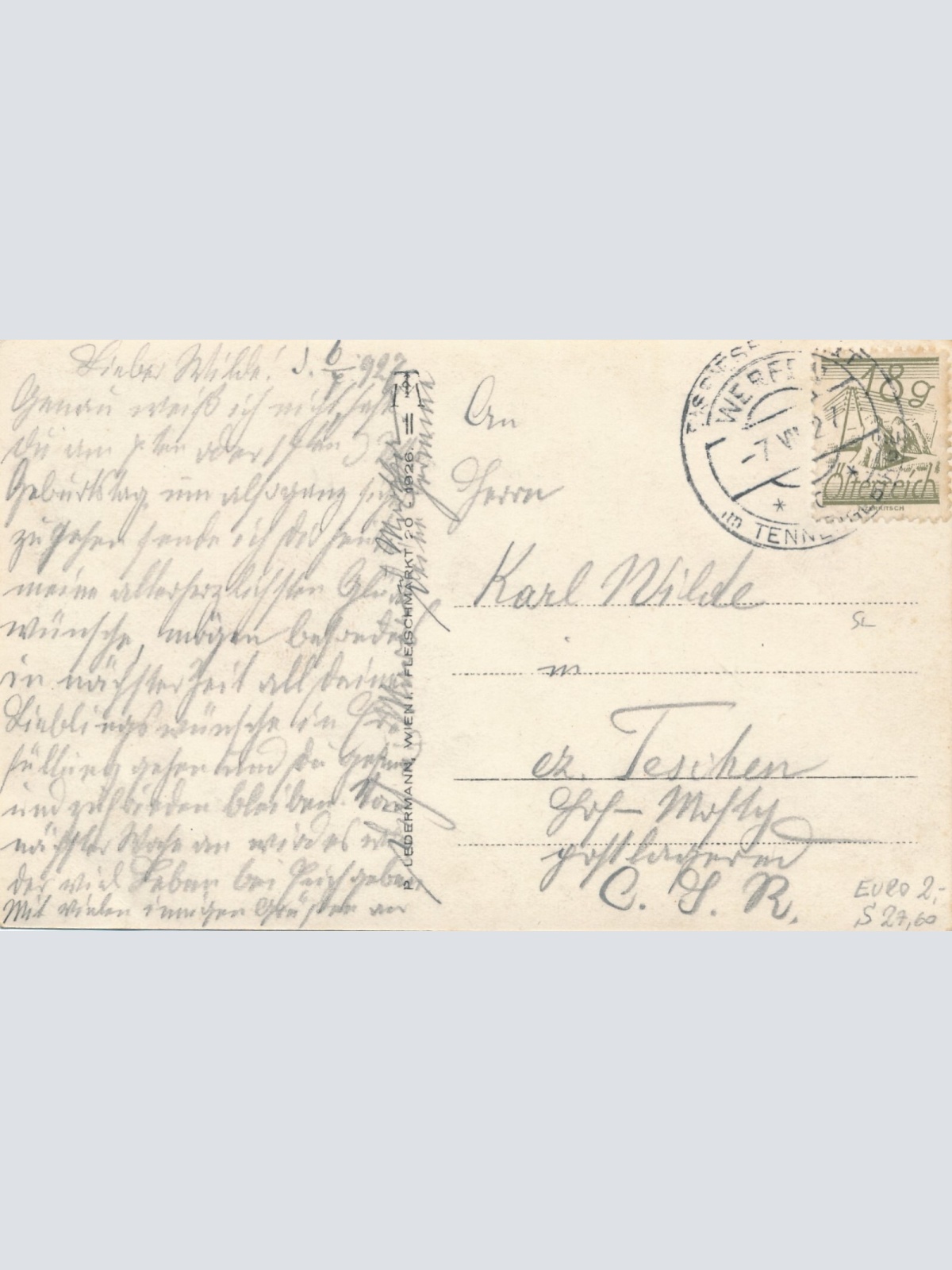 AK, Veste Hohenwerfen, Salzburg, Ansichtskarte (S4478)