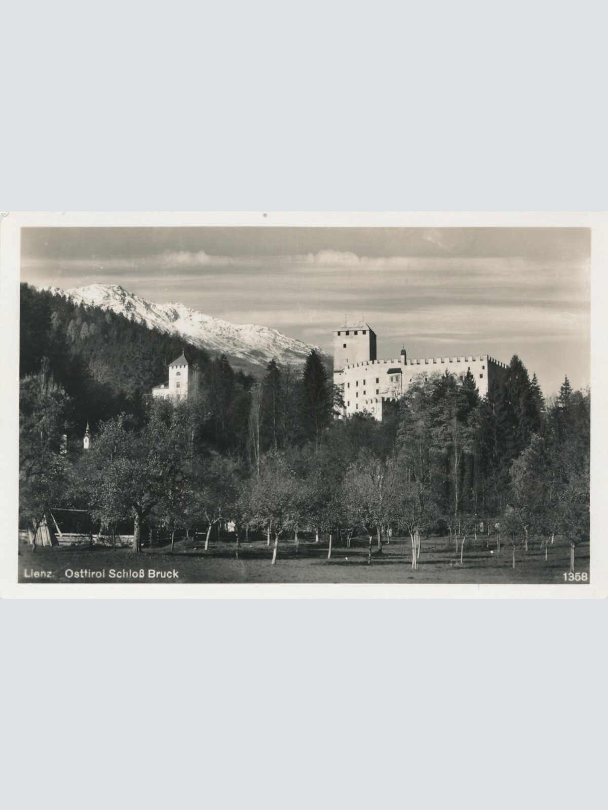 AK, Lienz, Tirol, Schloss Bruck, Ansichtskarte (S4485)