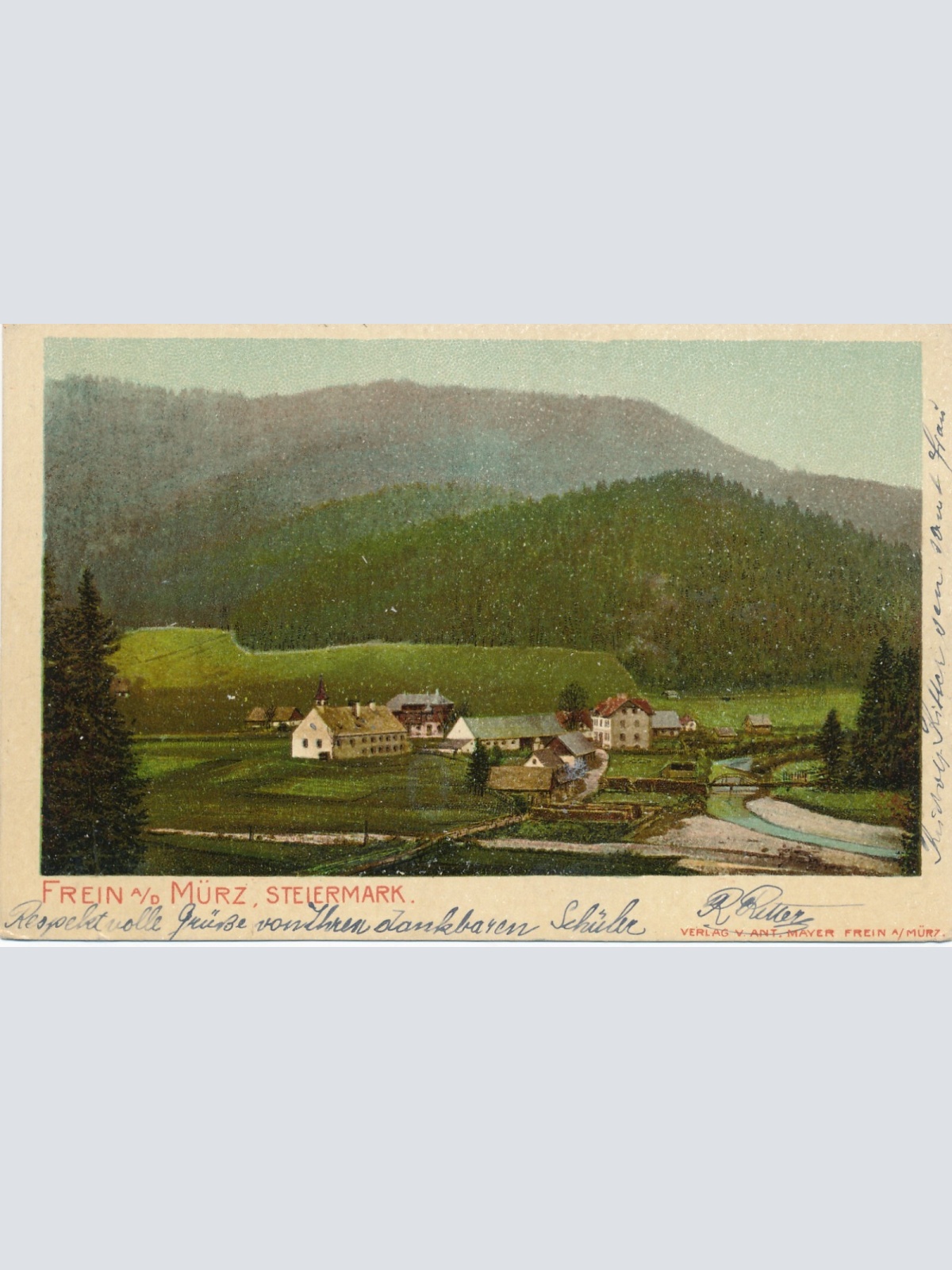 AK aus Frein an der Mürz Steiermark Ansichtskarte (13667)