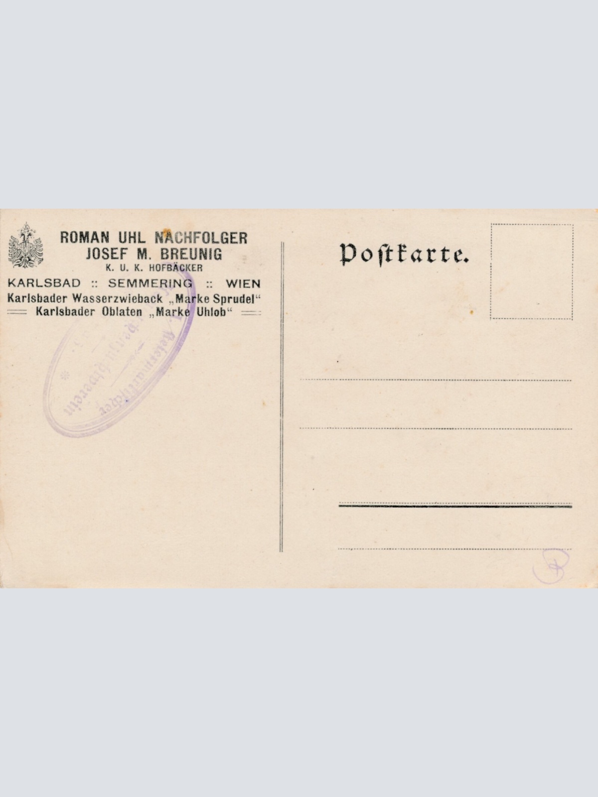 Motiv - Karte von Fritz Schönpflug Typen von Karlsbad Ansichtskarte (13691)