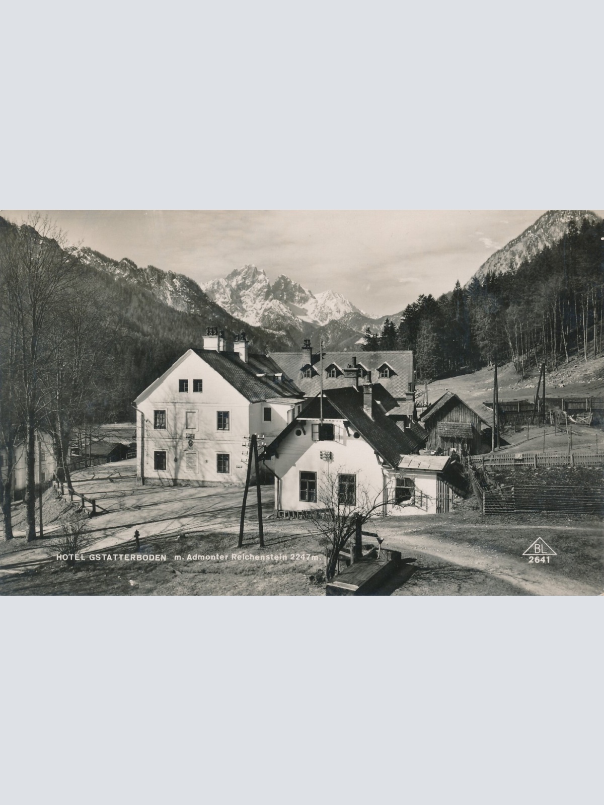 AK aus Gstatterboden mit Hotel Gstatterboden Steiermark Ansichtskarte (13666)