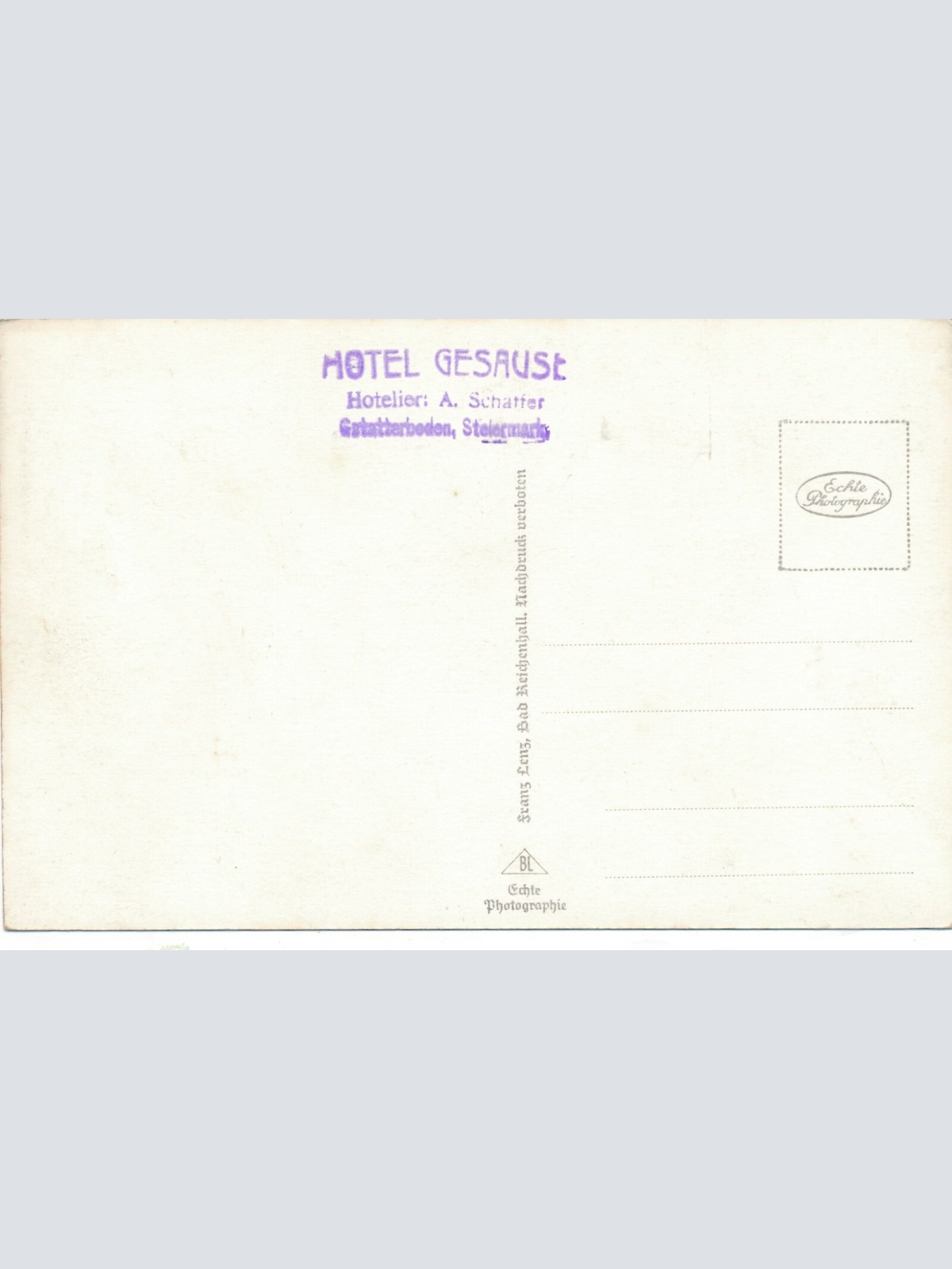 AK aus Gstatterboden mit Hotel Gstatterboden Steiermark Ansichtskarte (13666)