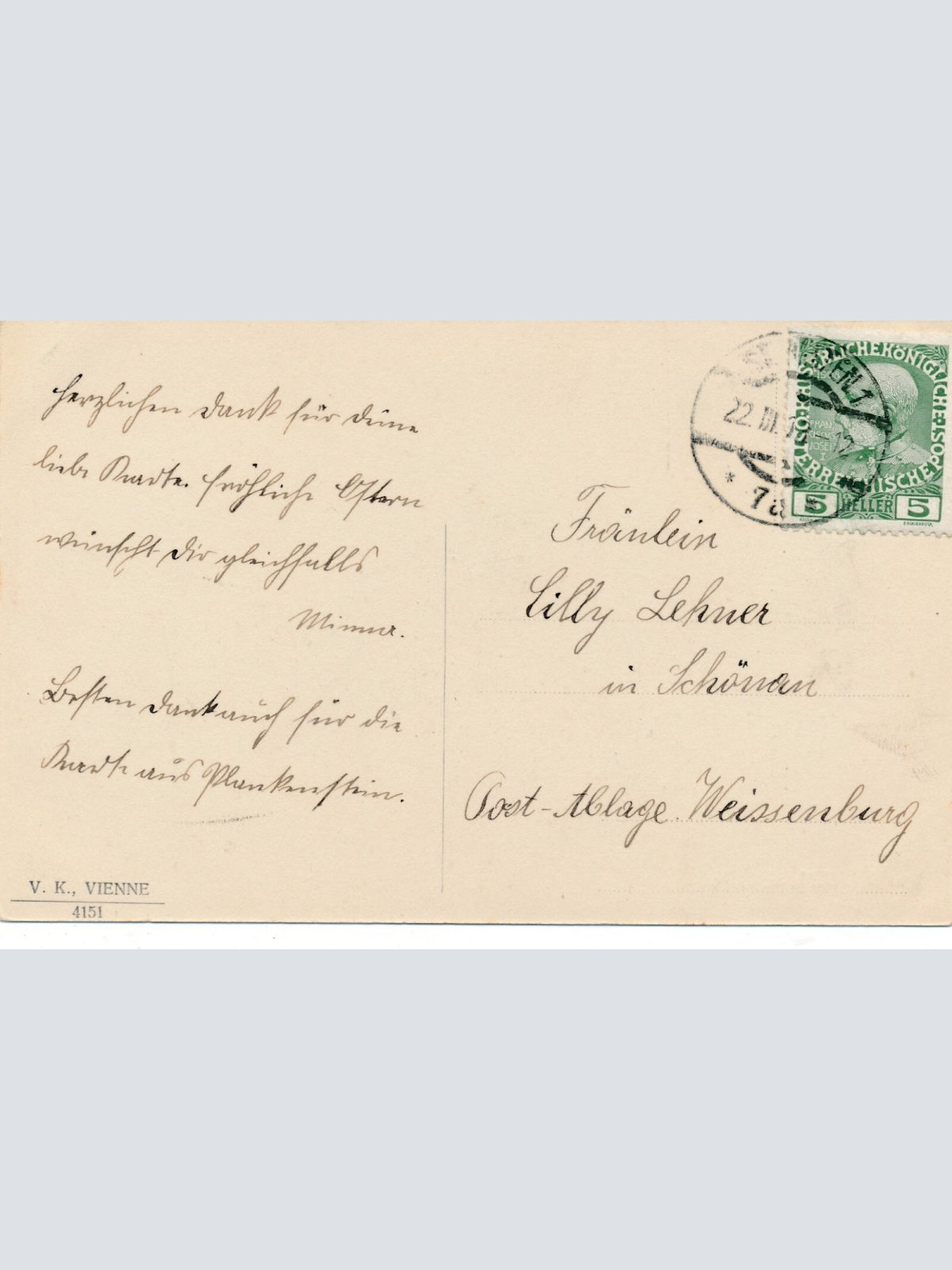 Motiv - Karte Fröhliche Ostern Mann und Frau am Flieger Ansichtskarte (13694)