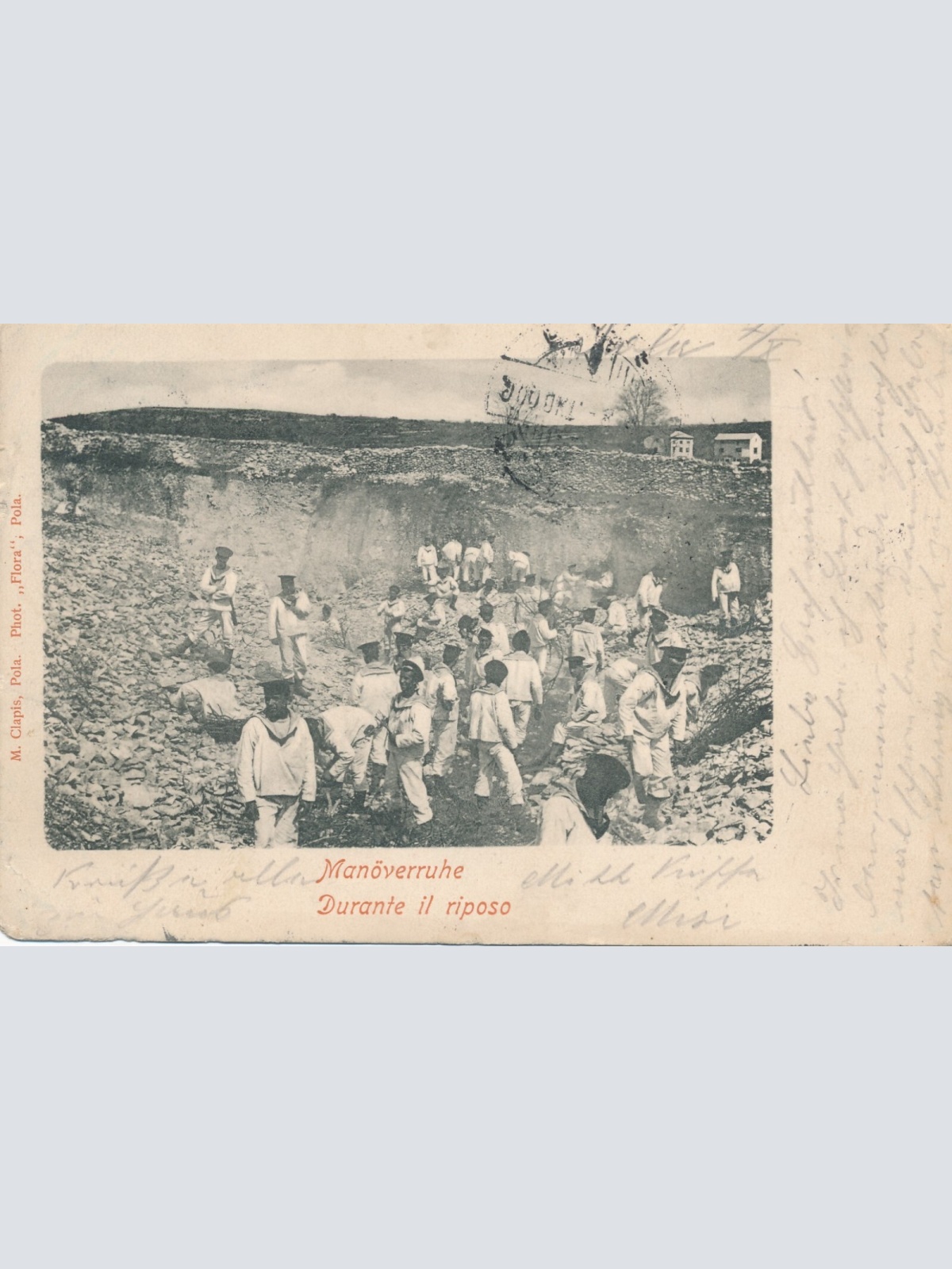 AK Manöver Ruhe Durante il riposo Marinespldaten Ansichtskarte (13651)