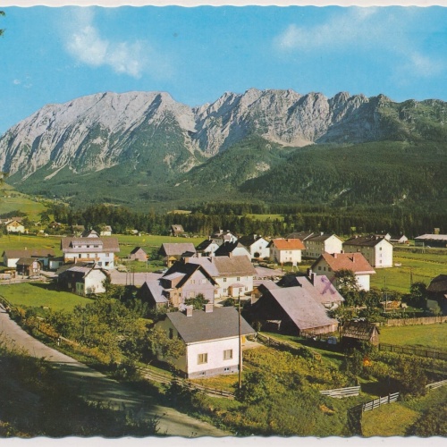 AK, Mitterndorf-Thörl gegen Grimming, Steiermark, Ansichtskarte (S4534)