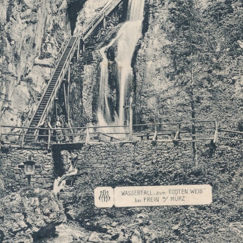 AK, Wasserfall zum Todten Weib, Steiermark, Ansichtskarte (S4553)