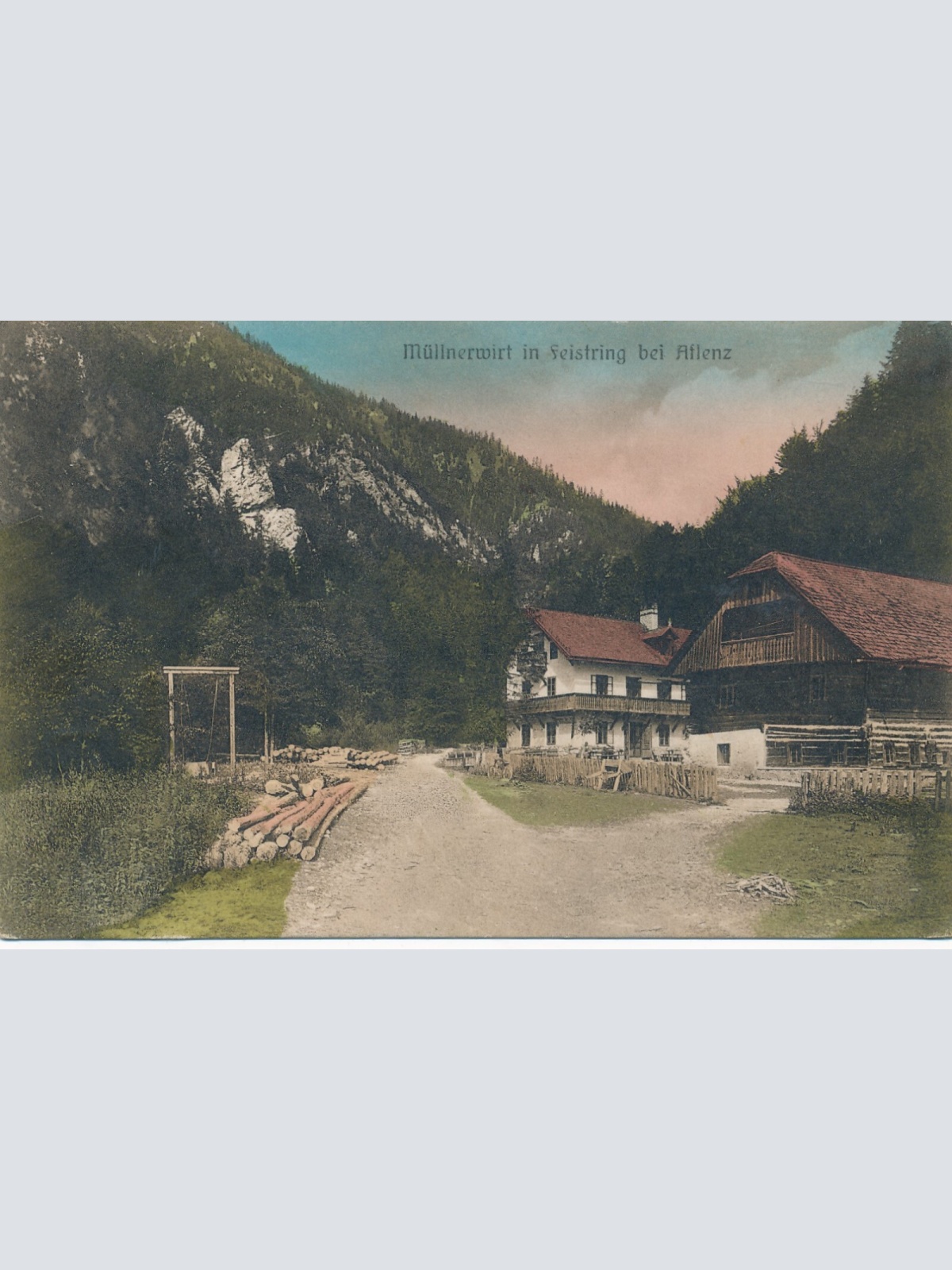 AK vom Müllnerwirt in Feistring bei Aflenz Ansichtskarte (13915)