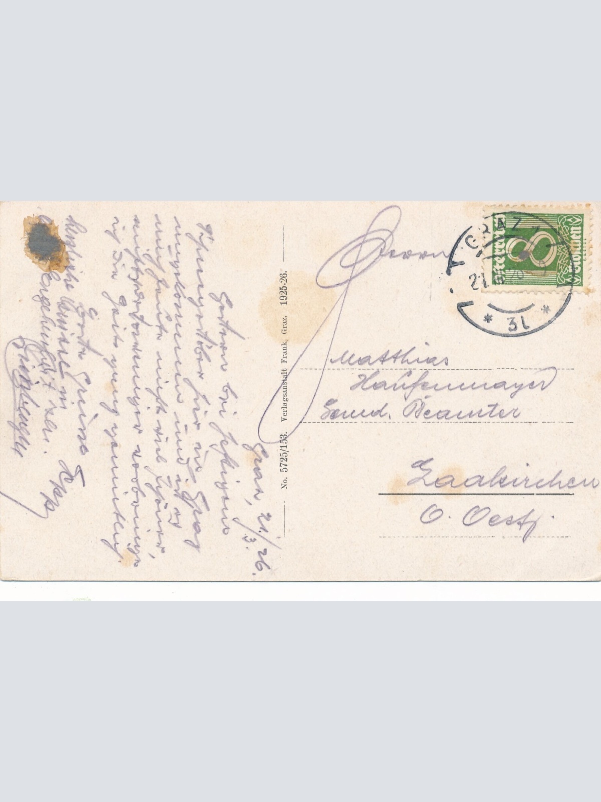 AK aus Selztal Steiermark Ansichtskarte (14117)