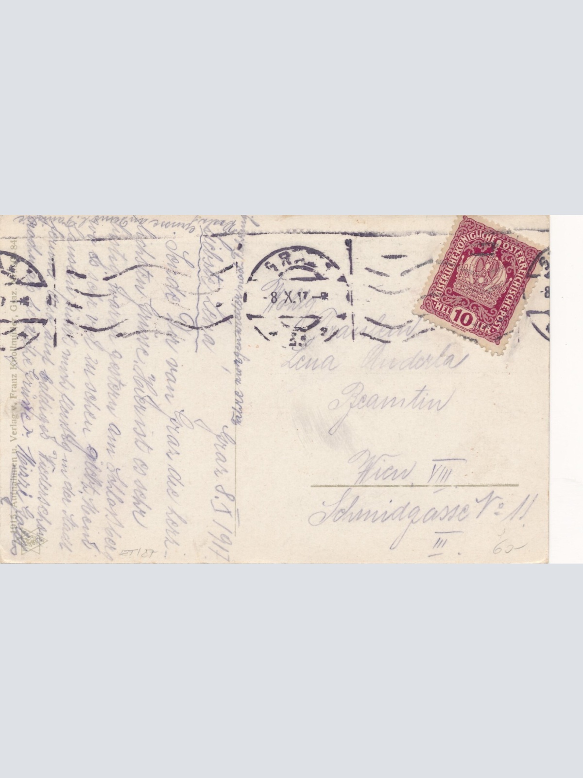 AK aus Graz Glockentrum und Kassenmatten Steiermark Ansichtskarte (14119)