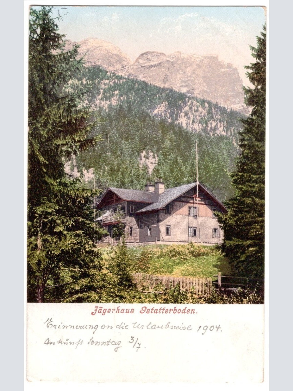 AK, Jägerhaus Gstatterboden, Steiermark (S4562)