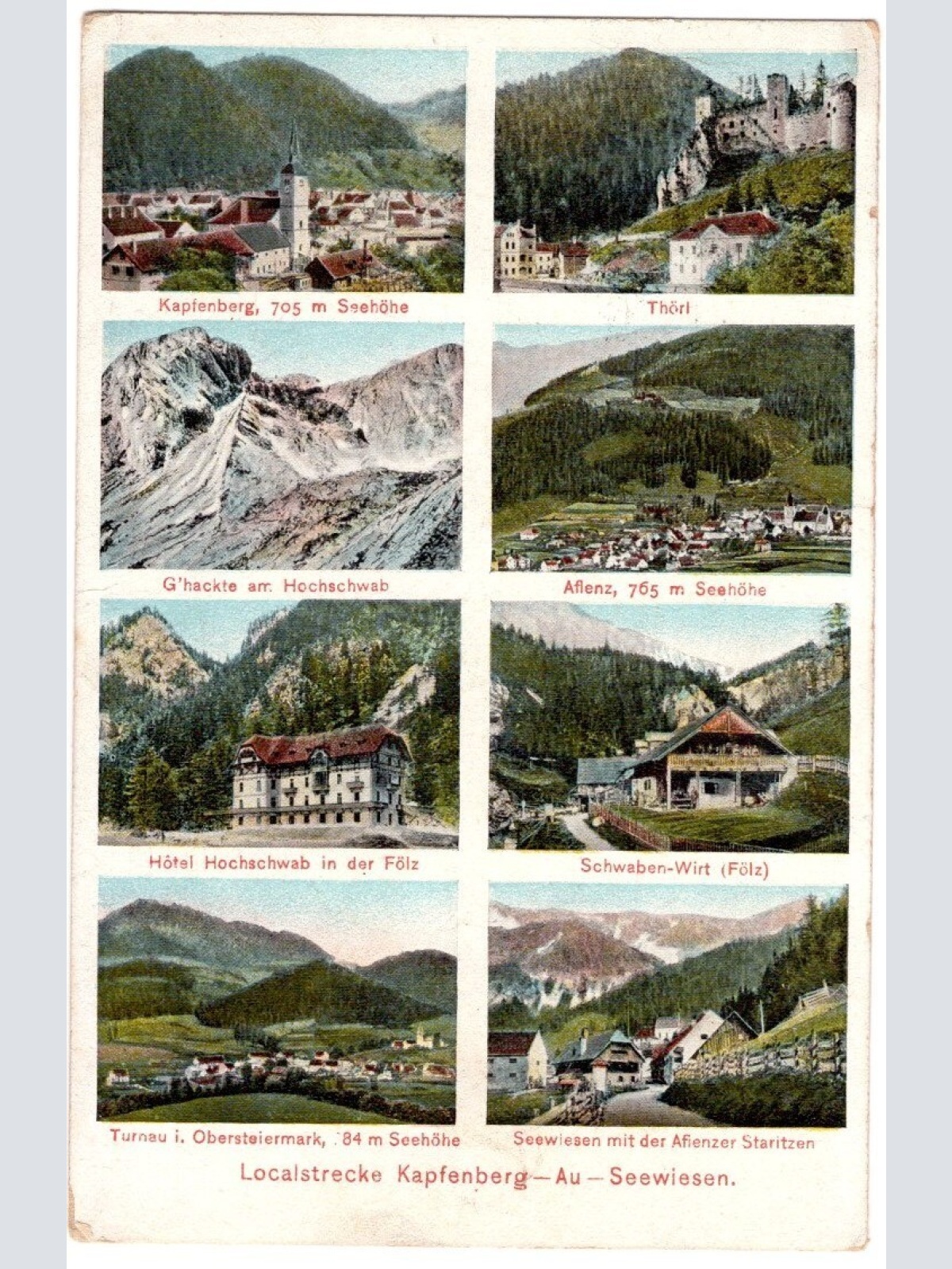 AK, Localstrecke Kapfenberg - Au - Seewiesen, Steiermark (S4563)