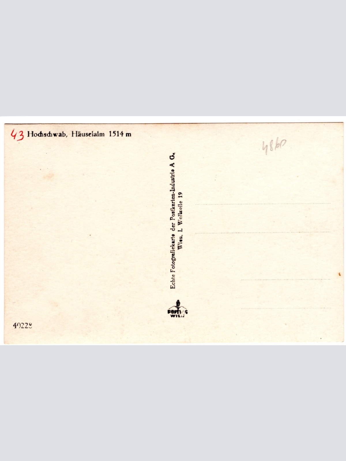 AK, Hochschwab, Häuselalm, Steiermark (S4569)