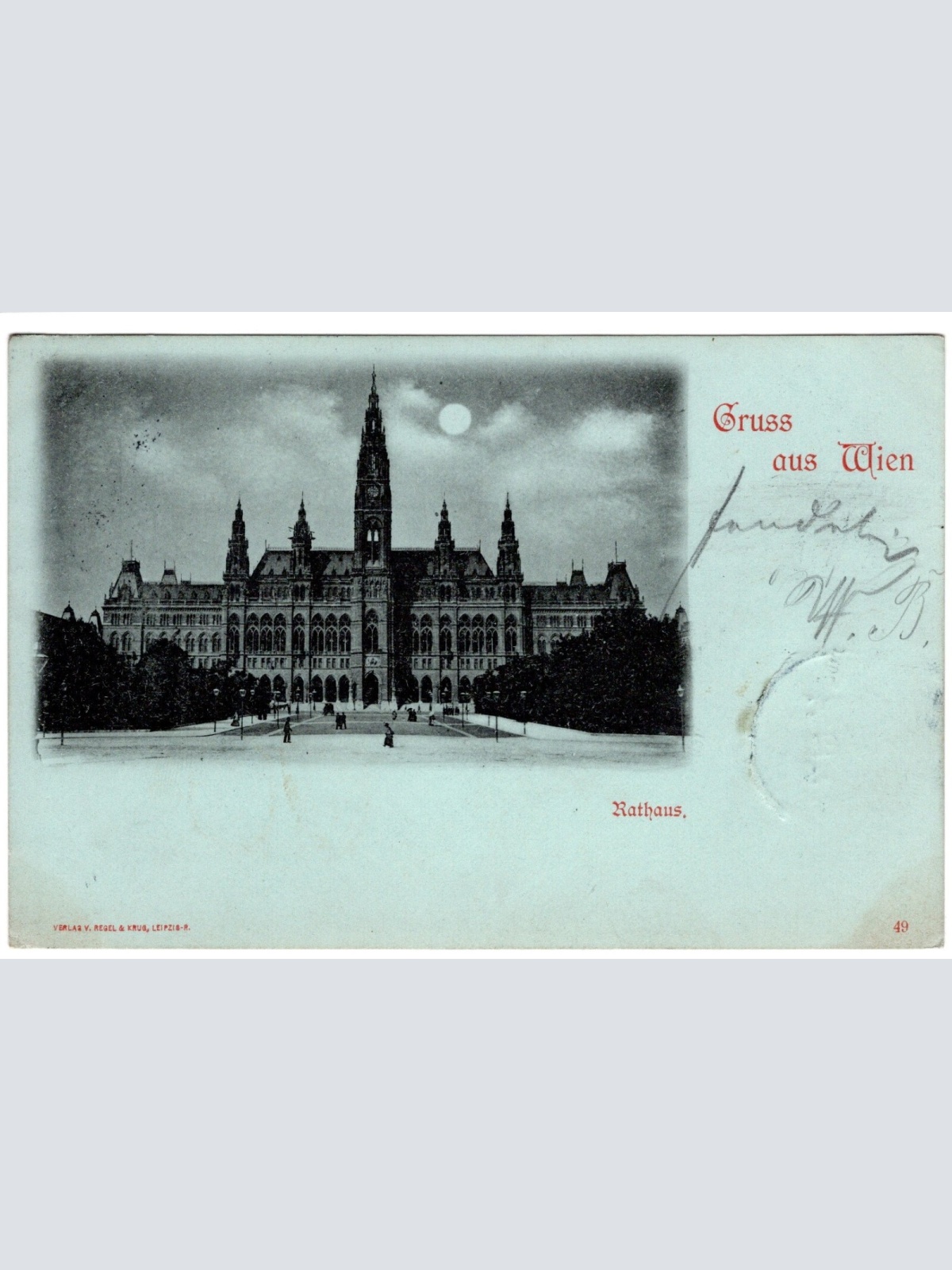 AK, Gruß aus Wien, Rathaus (S4590)